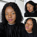 [veh_neh_sah]'s Special Link PreMax Wigs | Highlight Brown 180% Density Deep Wave 4x4 Closure Lace Wig Middle Part 100% Human Hair