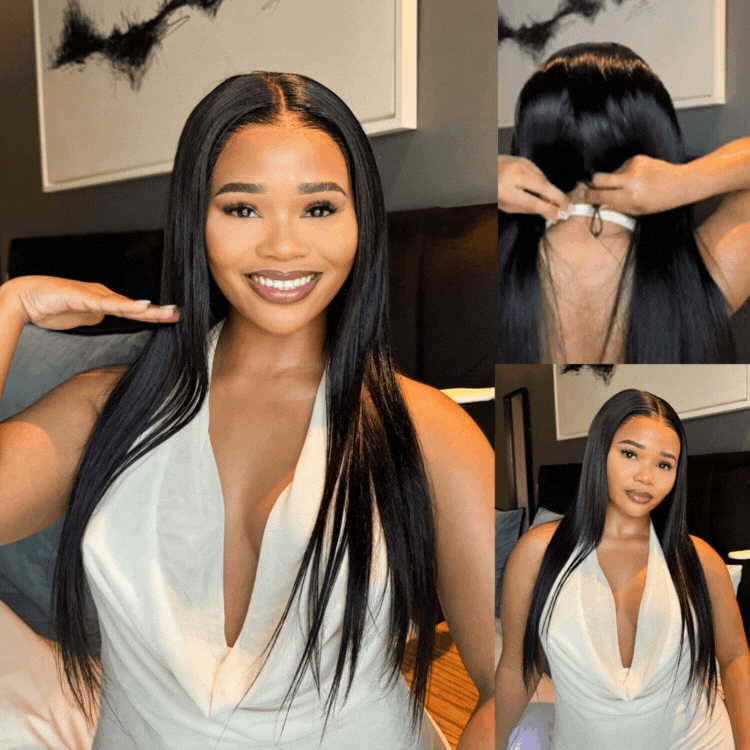 [relowh]'s Special Link PreMax Wigs - Flexi-Fit Silky Straight Invisi Drawstring Cap & HD Lace & Regular Lace Glueless 13x4 Frontal Lace Human Hair Wig Pre-Cut Lace