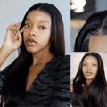 [mrs.khensani.sitoe]'s Special Link PreMax Wigs | Ultra Natural Hairline Brown Highlight & Natural Black Silky Straight Glueless 13x4 Frontal Lace Long Wig Pre-Cut Lace