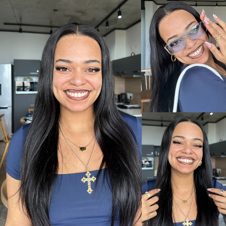 [_sammydimples]'s Special Link PreMax Wigs | Ready to Wear Silk Straight Glueless 13x4 Frontal Lace Wig 100% Human Hair