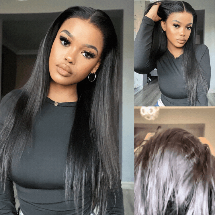 [_pasiana__]'s Special Link PreMax Wigs | Ready to Wear Silk Straight Glueless 13x4 Frontal Lace Wig 100% Human Hair