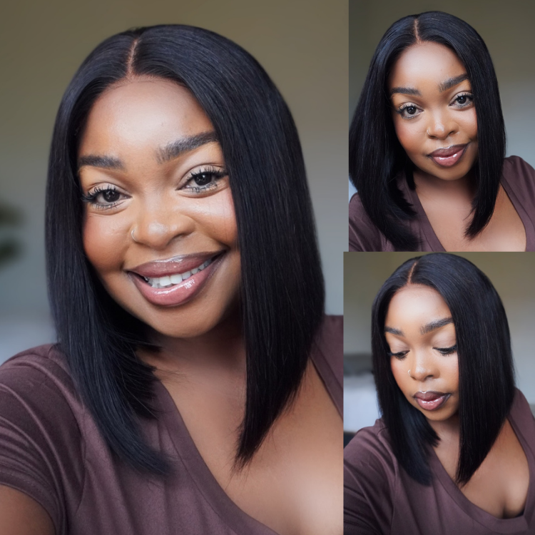 [bakangmangoes]'s Special Link SouthKiss All-Day Comfort™ Wig | Natural Black / Honey Blonde Highlight 200% Density ReadytoGo Super Double Drawn 4x4 Lace Wig Pre-cut Lace