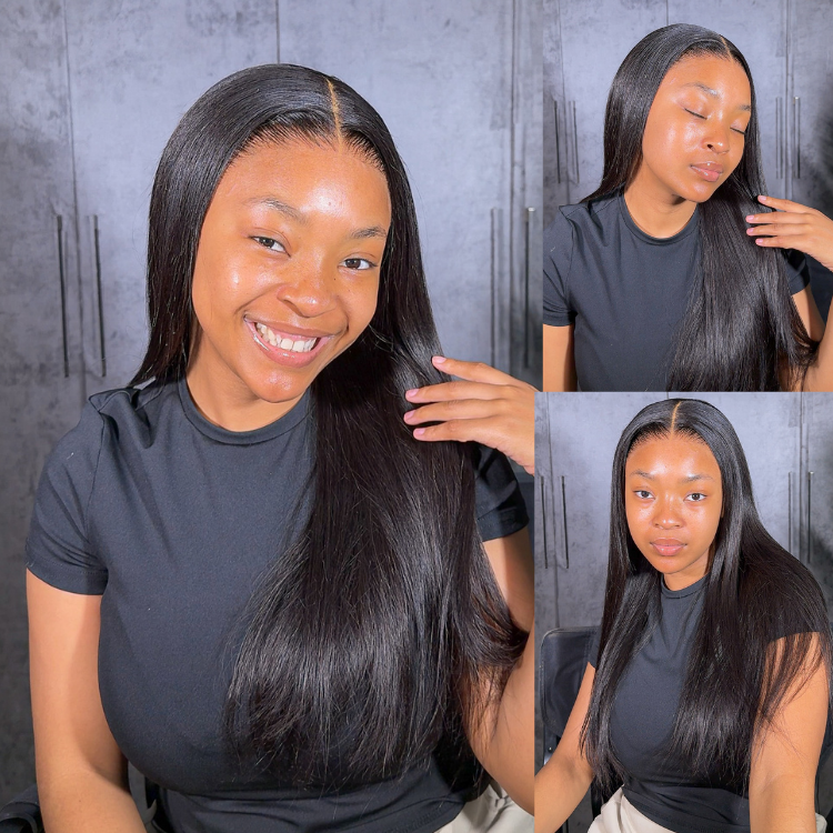 [gugu.moleleki]'s Special Link PreMax Wigs | Ready to Wear Silk Straight Glueless 13x4 Frontal Lace Wig 100% Human Hair