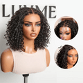 special deal | Readitress™ Boho Braids Deep Curly Glueless 5x5 Closure Lace with Braided Top Human Hair Wig Pre-Cut Lace