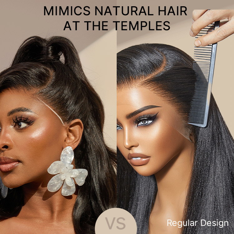 [iam_star.fire]'s Special Link NatureMAX™ 180% Density Silky Straight Glueless Ear-to-ear 13x4 HD Lace Front Wig Pre-Cut Lace Flexi-Fit Drawstring Cap