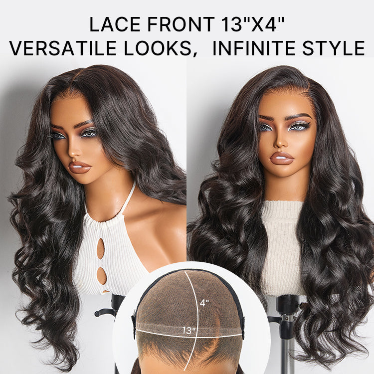 [quvie_m]'s Special Link NatureMAX™ 200% / 250% Density Loose Wave Glueless Ear-to-ear 13x4 HD Lace Front Wig Pre-Cut Lace Flexi-Fit Drawstring Cap