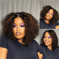 [melomotaung]'s Special Link PreMax Wigs | Highlight Brown 180% Density Deep Wave 4x4 Closure Lace Wig Middle Part 100% Human Hair