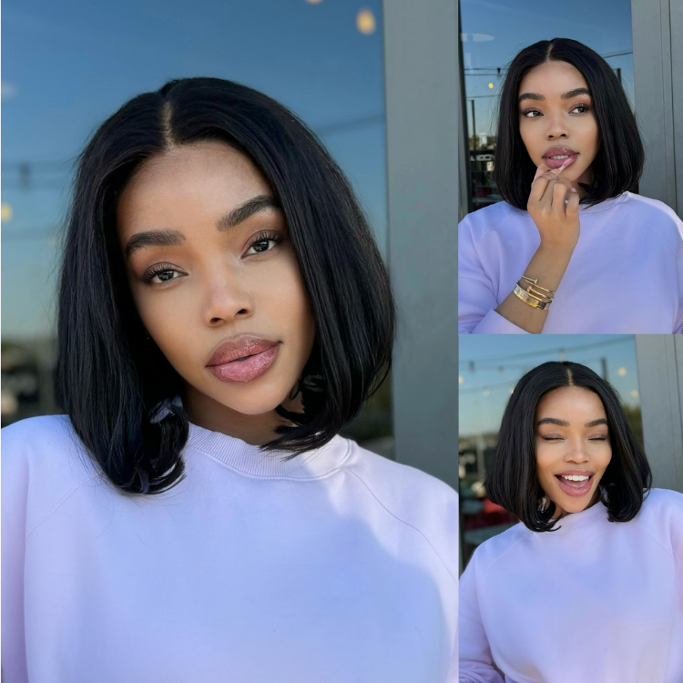 [faith.nketsi]'s Special Link SouthKiss All-Day Comfort™ Wig | Natural Black / Honey Blonde Highlight 200% Density ReadytoGo Super Double Drawn 4x4 Lace Wig Pre-cut Lace