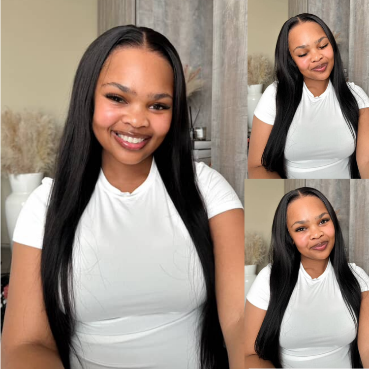 [paabi_]'s Special Link PreMax Wigs - Flexi-Fit Silky Straight Invisi Drawstring Cap & HD Lace & Regular Lace Glueless 13x4 Frontal Lace Human Hair Wig Pre-Cut Lace