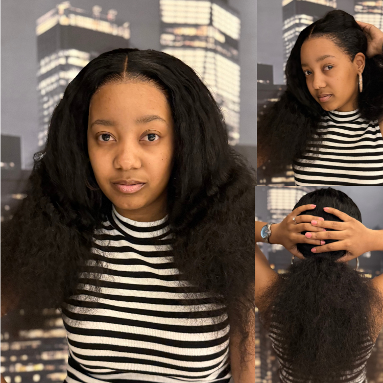 [_neosibisi]'s Special Link PreMax 180% / 220% Density Water Wave Glueless Flexi-Fit Drawstring 13x4 Frontal Lace Fluffy Curly Wig Pre-Cut Lace
