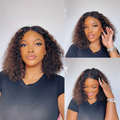 [ma.thabekhulu]special link PreMax Wigs | Highlight Brown 180% Density Deep Wave 4x4 Closure Lace Wig Middle Part 100% Human Hair