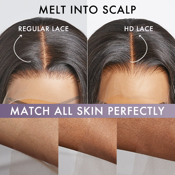 Worth | Natural Black Yaki Straight Ultra Natural 13x4 Frontal Lace HD Lace Wig