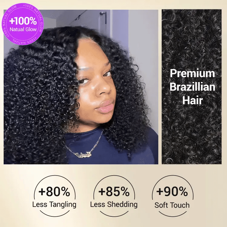 [zeexonline]'s Special Link VolumeMAX™ 220% Density Beginner Friendly Glueless 5x5 Closure Pre-Cut Lace Afro Curly Wig Flexi-Fit Drawstring Cap