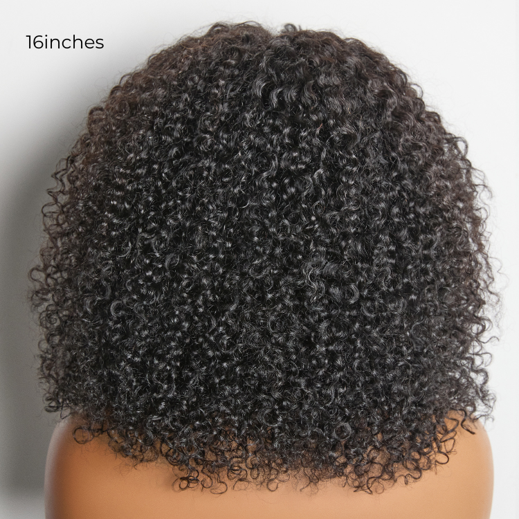 [zeexonline]'s Special Link VolumeMAX™ 220% Density Beginner Friendly Glueless 5x5 Closure Pre-Cut Lace Afro Curly Wig Flexi-Fit Drawstring Cap