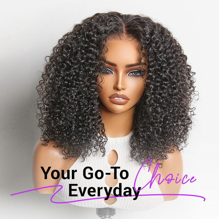 [zeexonline]'s Special Link VolumeMAX™ 220% Density Beginner Friendly Glueless 5x5 Closure Pre-Cut Lace Afro Curly Wig Flexi-Fit Drawstring Cap