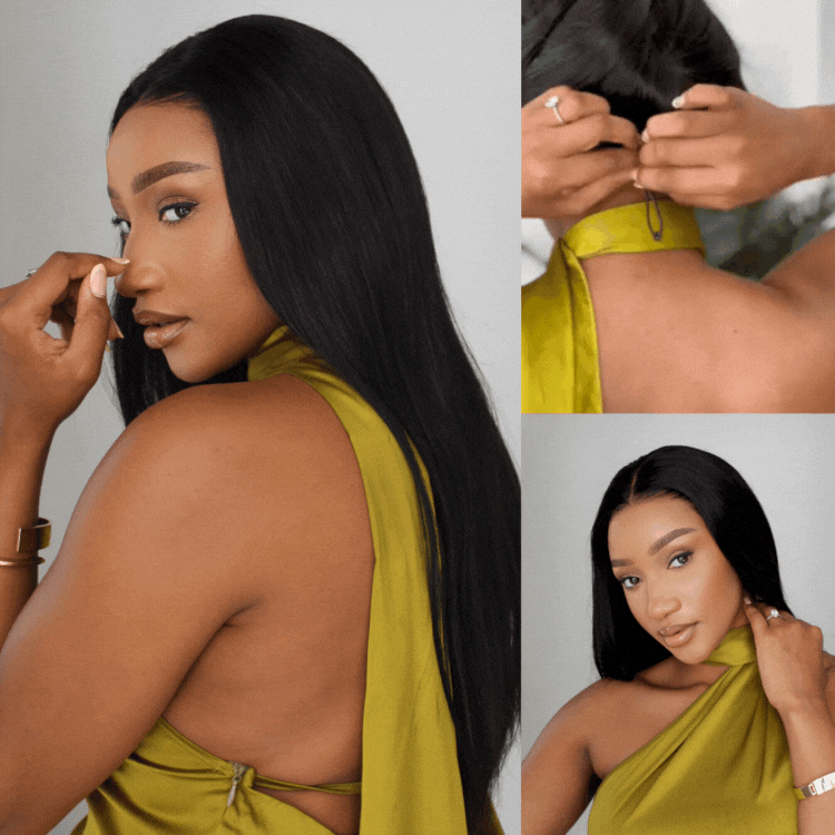 [zenandefunani]'s Special Link PreMax Wigs - Flexi-Fit Silky Straight Invisi Drawstring Cap & HD Lace & Regular Lace Glueless 13x4 Frontal Lace Human Hair Wig Pre-Cut Lace