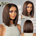 Outlet | Glueless Silky Blunt Cut Closure Bob Wig