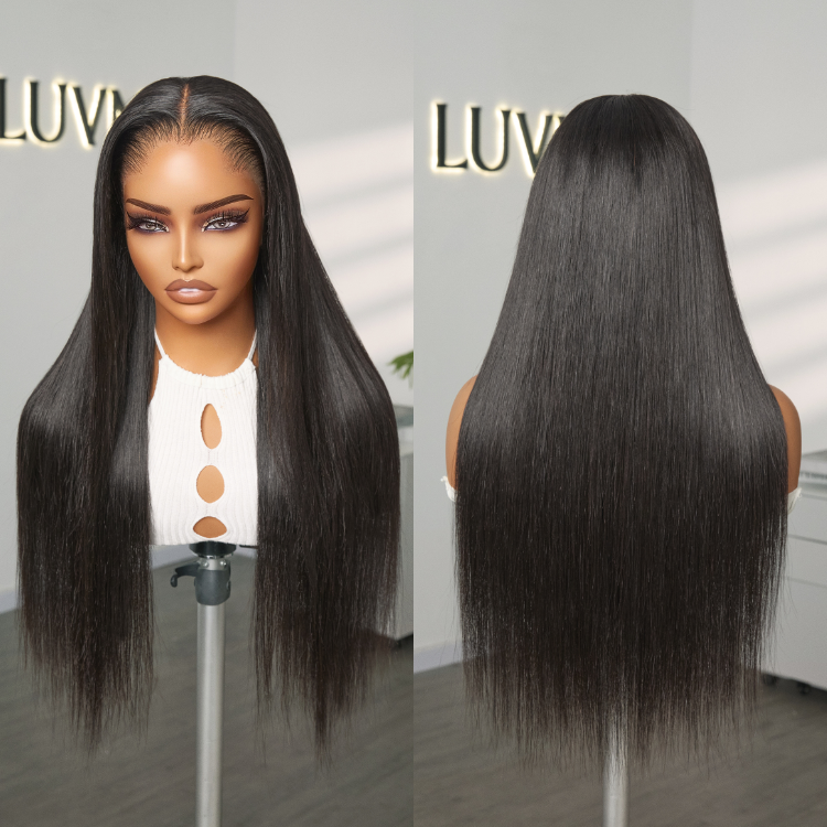 [boitumelo_katali]'s Special Link Pre-do Lagos Hairline Flexi Fit Invisi Drawstring Cap Natural Black & Copper Ombre Highlights Silky Straight Glueless 13x4 Frontal HD Lace Wig Pre-Cut Lace