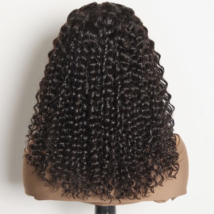 special I Readitress™ Knotless Fulani Braids Deep Wave Glueless Ear-to-ear 13x4 Frontal HD Lace Wig Human Hair