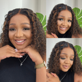[priscillankoane1 ]'s Special Link PreMax Wigs | Highlight Brown 180% Density Deep Wave 4x4 Closure Lace Wig Middle Part 100% Human Hair