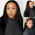 [_leloh]'s Special Link PreMax Wigs - Flexi-Fit Silky Straight Invisi Drawstring Cap & HD Lace & Regular Lace Glueless 13x4 Frontal Lace Human Hair Wig Pre-Cut Lace