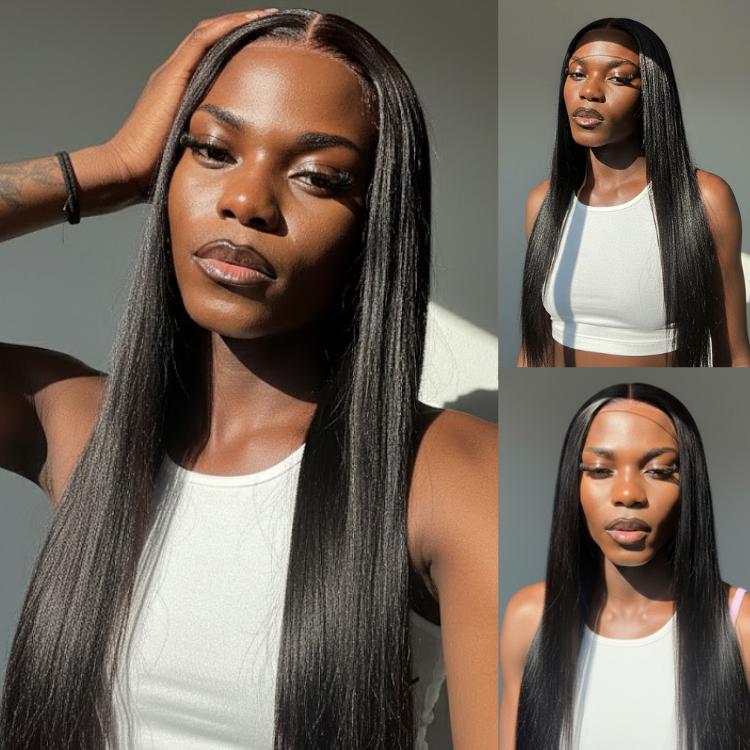 [advise_langaa]'s Special Link PreMax Wigs - Flexi-Fit Silky Straight Invisi Drawstring Cap & HD Lace & Regular Lace Glueless 13x4 Frontal Lace Human Hair Wig Pre-Cut Lace