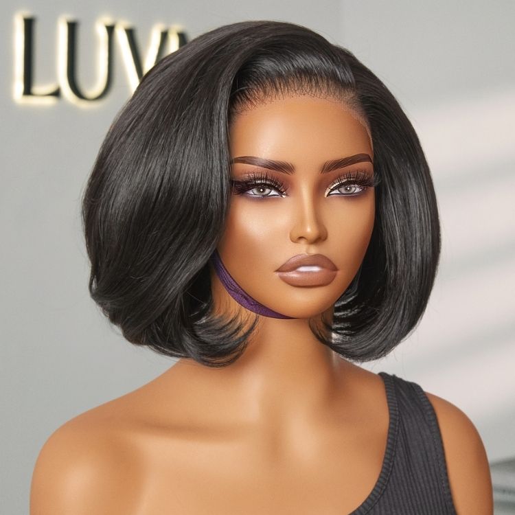 [phindilegwala_official ]'s Special Link 250% Density ReadytoGo Super Double Drawn Glueless 5x5 Lace Pixie BOB C Part Wig Pre-cut Lace
