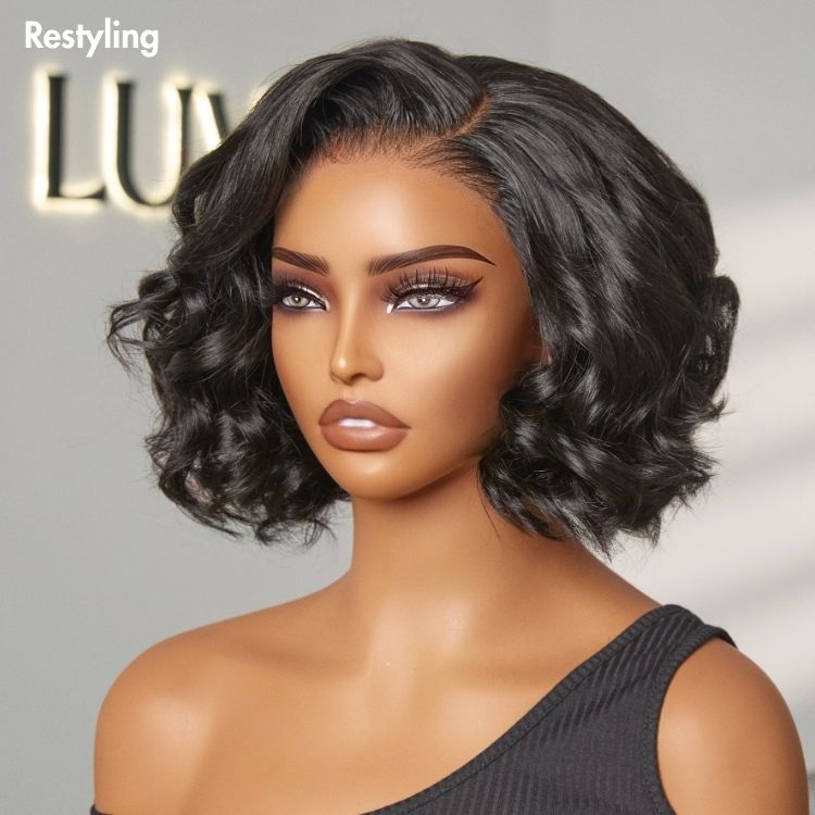 [phindilegwala_official ]'s Special Link 250% Density ReadytoGo Super Double Drawn Glueless 5x5 Lace Pixie BOB C Part Wig Pre-cut Lace