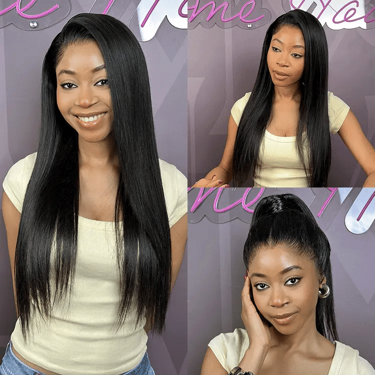 [morgantasneem]'s Special Link NatureMAX™ Pre-do Lagos Hairline Flexi Fit Invisi Drawstring Cap Silky Straight Glueless 13x4 Frontal HD Lace Wig Pre-Cut Lace