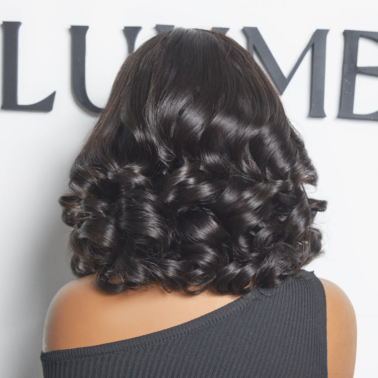 NatureMAX™ 200% Density Loose Wave Glueless HD Lace Shoulder Length Wig Pre-Cut Lace Flexi-Fit Drawstring Cap & Regular Cap