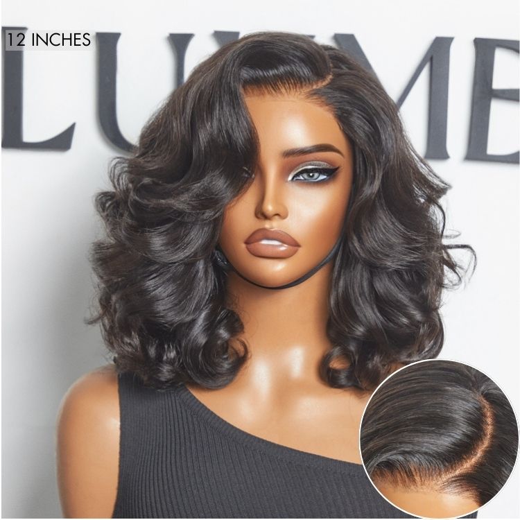 NatureMAX™ 200% Density Loose Wave Glueless HD Lace Shoulder Length Wig Pre-Cut Lace Flexi-Fit Drawstring Cap & Regular Cap
