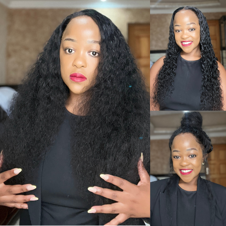 [rhibela_omhle]'s Special Link PreMax Wigs | Flexi-Fit Invisi Drawstring Cap 360 HD Lace Water Wave / Straight Long Wig Pre-Cut Lace