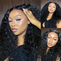 [siweee.k]'s Special Link PreMax 180% / 220% Density Water Wave Glueless Flexi-Fit Drawstring 13x4 Frontal Lace Fluffy Curly Wig Pre-Cut Lace
