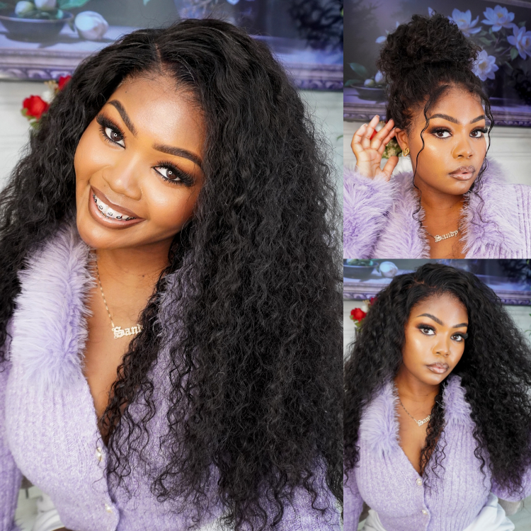[mrs_sandyy]'s Special Link PreMax Wigs | Flexi-Fit Invisi Drawstring Cap 360 HD Lace Water Wave / Straight Long Wig Pre-Cut Lace