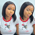 [nokwandackheswa]'s Special Link NatureMAX™ Silky Blunt Cut Bob Glueless Ear-to-ear 13x4 HD Lace Front Wig Pre-Cut Lace Flexi-Fit Drawstring Cap
