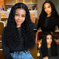 [tshegoteelux11]'s Special Link PreMax 180% / 220% Density Water Wave Glueless Flexi-Fit Drawstring 13x4 Frontal Lace Fluffy Curly Wig Pre-Cut Lace