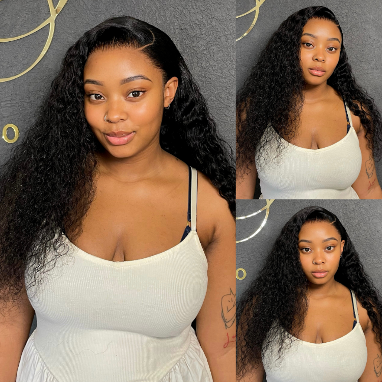 [noluuu_]'s Special Link PreMax Wigs | Flexi-Fit Invisi Drawstring Cap 360 HD Lace Water Wave / Straight Long Wig Pre-Cut Lace