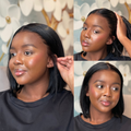 [smadzadzahairdiaries]'s Special Link NatureMAX™ Silky Blunt Cut Bob Glueless Ear-to-ear 13x4 HD Lace Front Wig Pre-Cut Lace Flexi-Fit Drawstring Cap