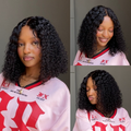 [enhlemmapula]'s Special Link 1 Sec Install Wig | 180% Density ReadytoGo Soft Deep Curl Bob Glueless 4x4 Closure Lace Wig
