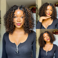 [daliiii219]'s Special Link PreMax Wigs | Highlight Brown 180% Density Deep Wave 4x4 Closure Lace Wig Middle Part 100% Human Hair