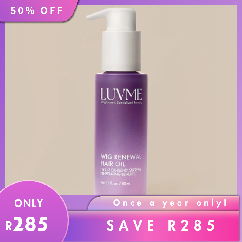 Wig Renewal Hair Oil, Repairs Dry & Damaged Hair, Boosts Shine, Controls Frizz | SA ONLY