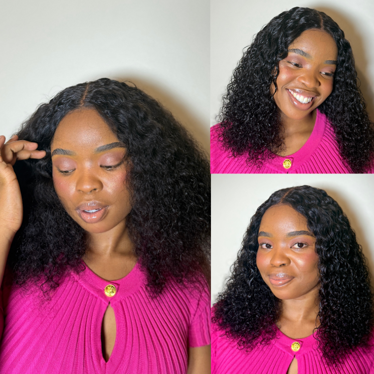 [neliswagcabashe]'s Special Link 1 Sec Install Wig | 180% Density ReadytoGo Soft Deep Curl Bob Glueless 4x4 Closure Lace Wig