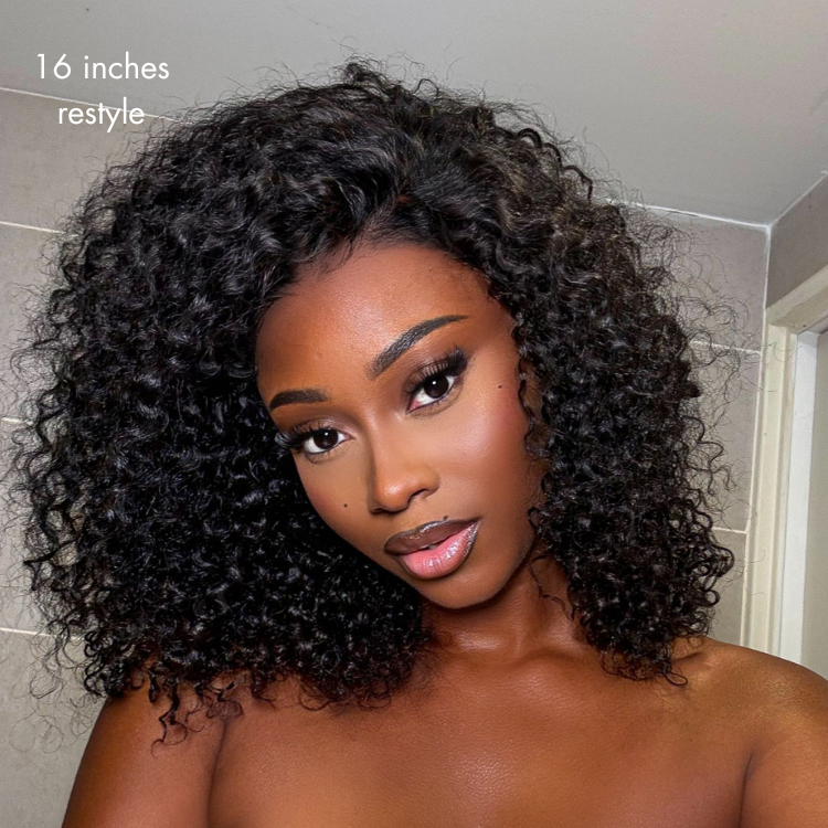 [zeexonline]'s Special Link VolumeMAX™ 220% Density Beginner Friendly Glueless 5x5 Closure Pre-Cut Lace Afro Curly Wig Flexi-Fit Drawstring Cap