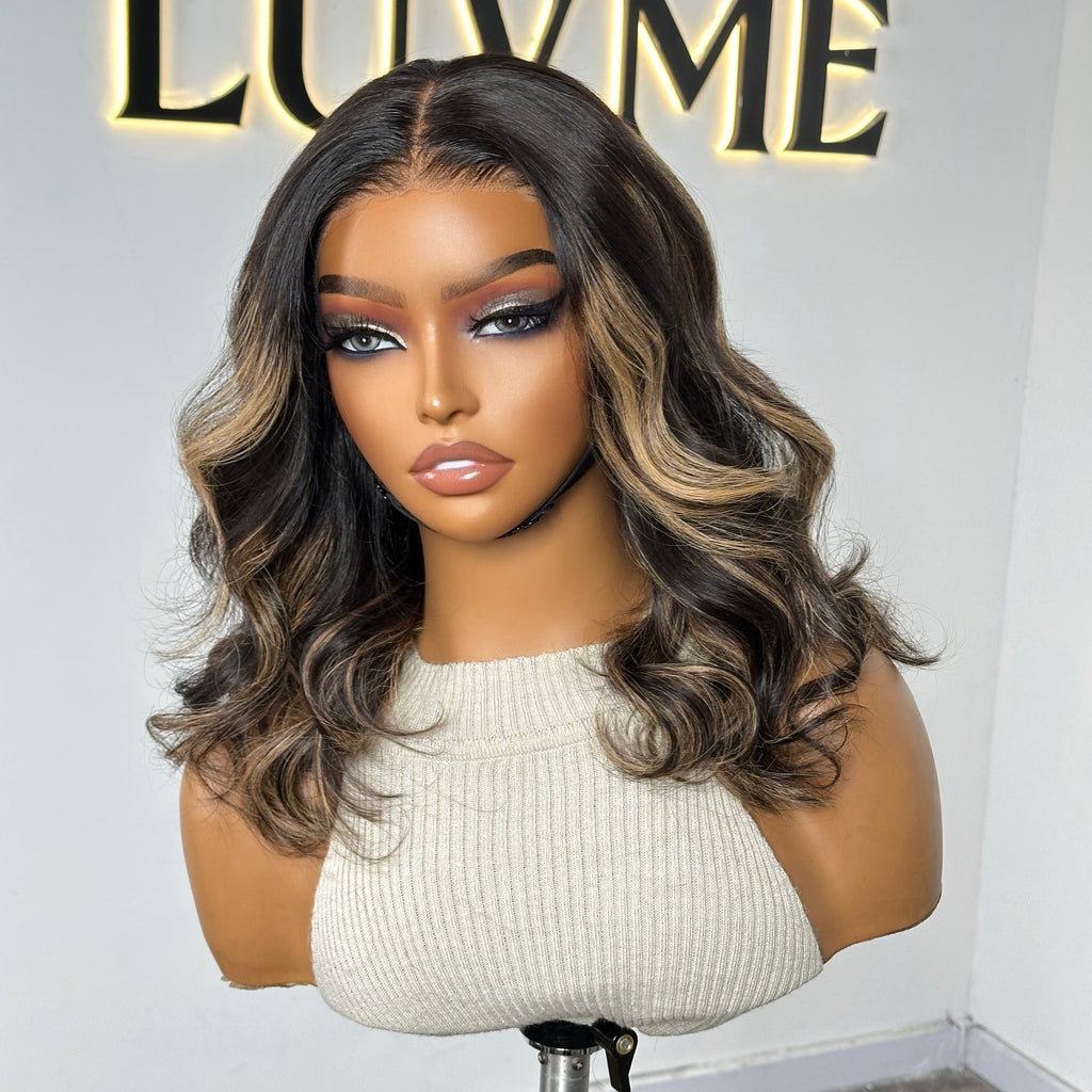 Worth | Stunning Highlight Body Wave Minimalist Lace Glueless Lace Wig