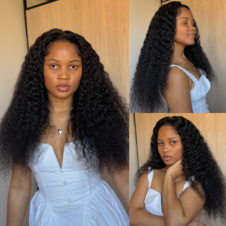 [mfundo_012]'s Special Link PreMax Wigs | Flexi-Fit Invisi Drawstring Cap 360 HD Lace Water Wave Wig Pre-Cut Lace