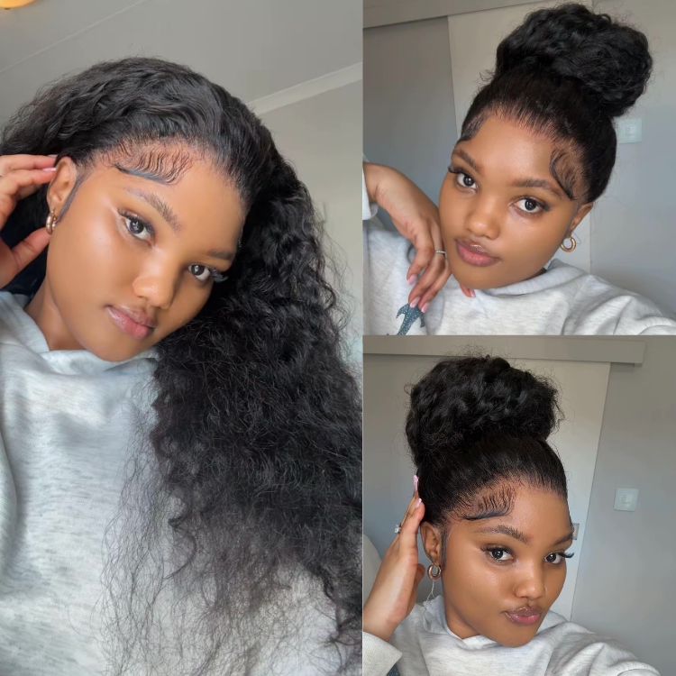 [tumi_is]'s Special Link PreMax Wigs | Flexi-Fit Invisi Drawstring Cap 360 HD Lace Water Wave Wig Pre-Cut Lace