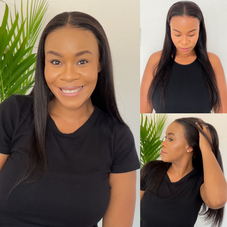 [melanin.in.sa]'s Special Link PreMax Wigs | Ready to Wear Silk Straight Glueless 13x4 Frontal Lace Wig 100% Human Hair