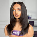Worth I Layered Cut Soft Silky Straight 7*6 Lace Mid Part Wig HD Lace