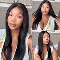 [mrs.minnie_m]'s Special Link PreMax Wigs - Flexi-Fit Silky Straight Invisi Drawstring Cap & HD Lace & Regular Lace Glueless 13x4 Frontal Lace Human Hair Wig Pre-Cut Lace