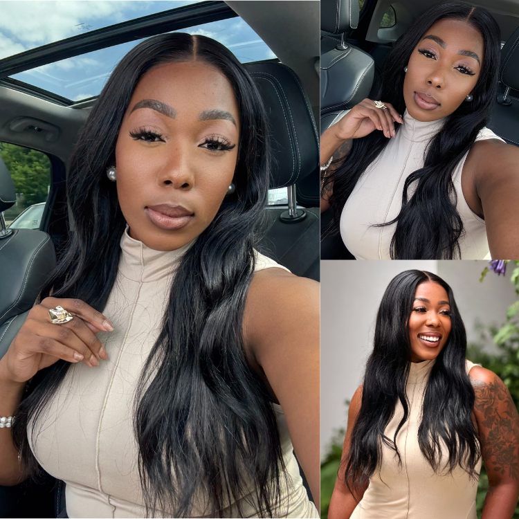 [zee_fitnessjunkie]'s Special Link PreMax Wigs - Flexi-Fit Silky Straight Invisi Drawstring Cap & HD Lace & Regular Lace Glueless 13x4 Frontal Lace Human Hair Wig Pre-Cut Lace
